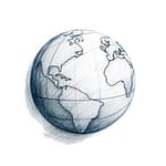 Illustration einer Weltkugel - Giefing web | media