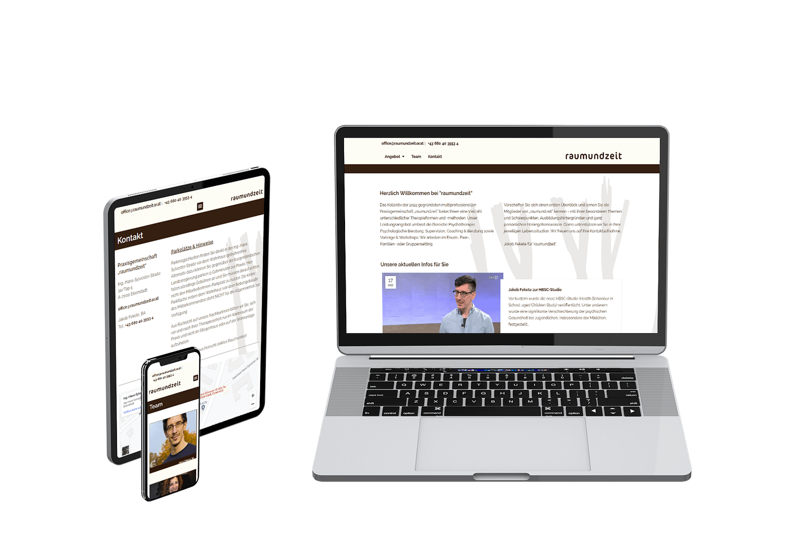 raumundzeit - Website - Giefing web | media